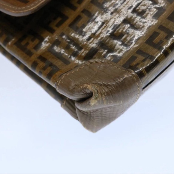 Fendi Zucchino Clutch Bag Fall Vintage Classic Timeless - Picture 8 of 13